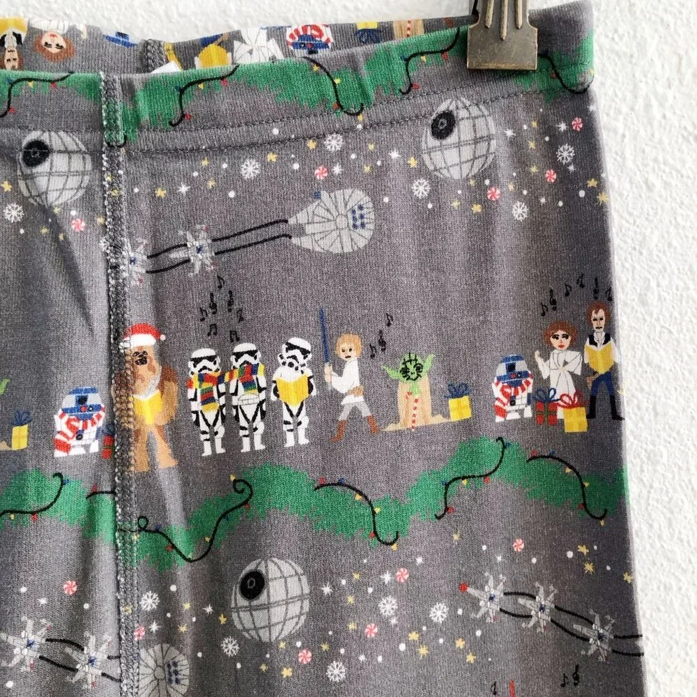 HANNA ANDERSSON Kid's Star Wars 100% Organic Cotton Pajama Pants‎ Size 14